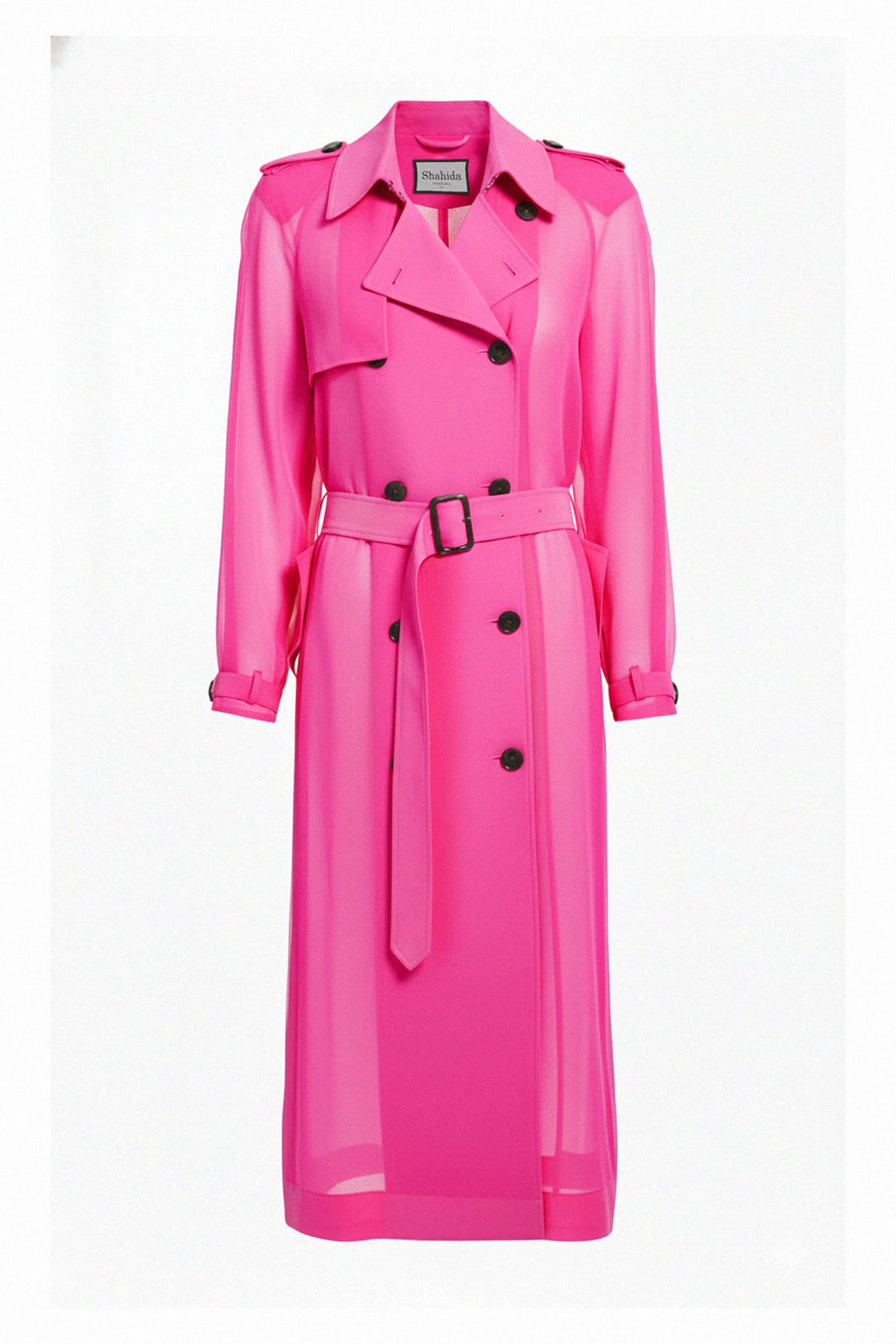 Shahida Parides,
ankle-length coat,
lightweight trench coat,
stylish long coat,