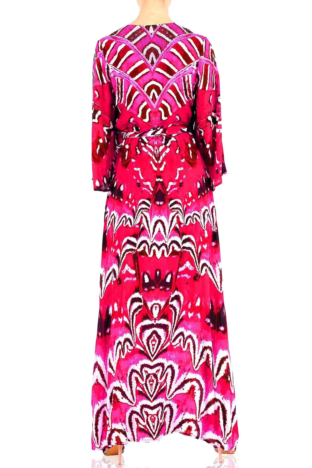 bright pink wrap dress The Flirty Wrap Dress