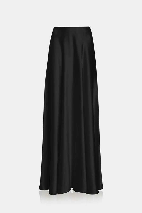 long silk skirt, cute black skirt, long evening skirts, Shahida Parides,