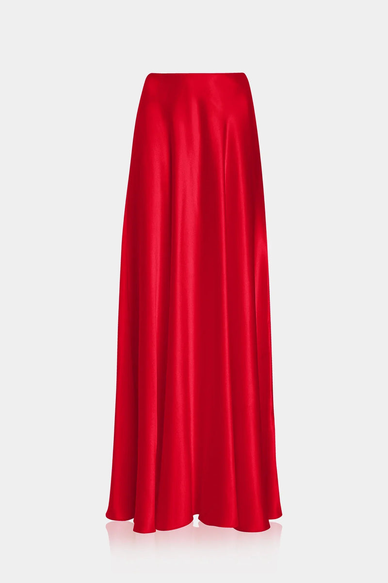 ladies maxi skirts,
high waisted long skirt,
long red skirt,
Shahida Parides,