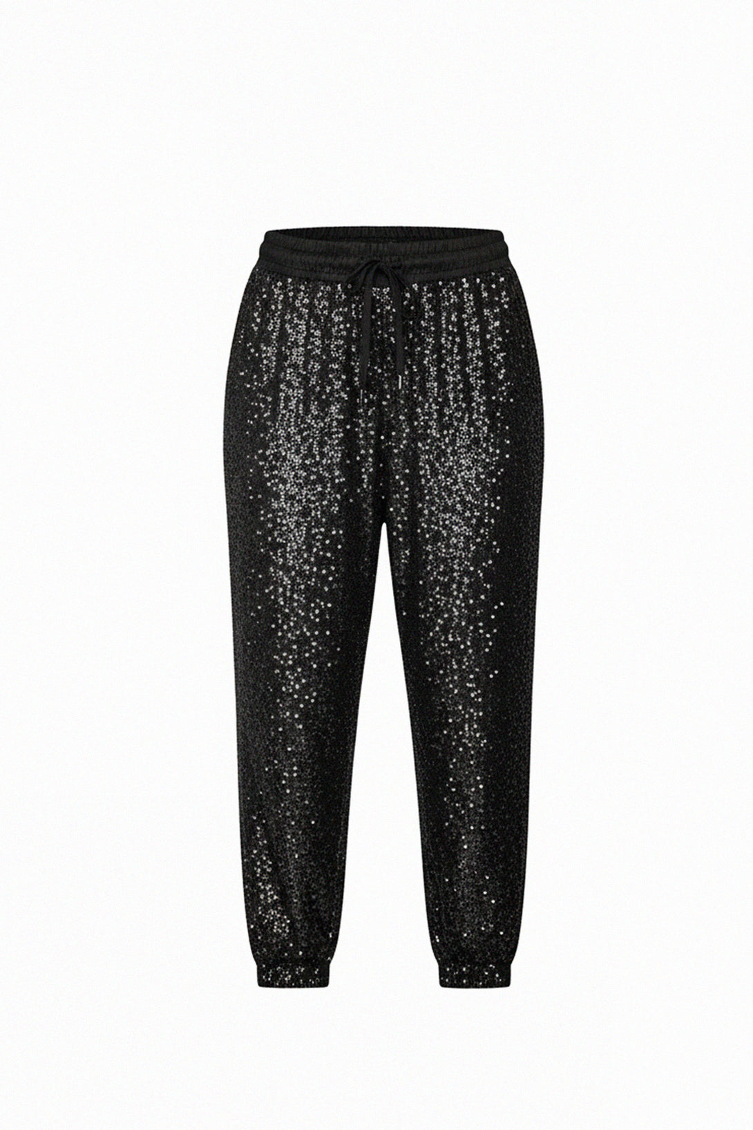 womens joggers, sequin joggers, Shahida Parides, high waist joggers, luxury athleisure, glitter pants