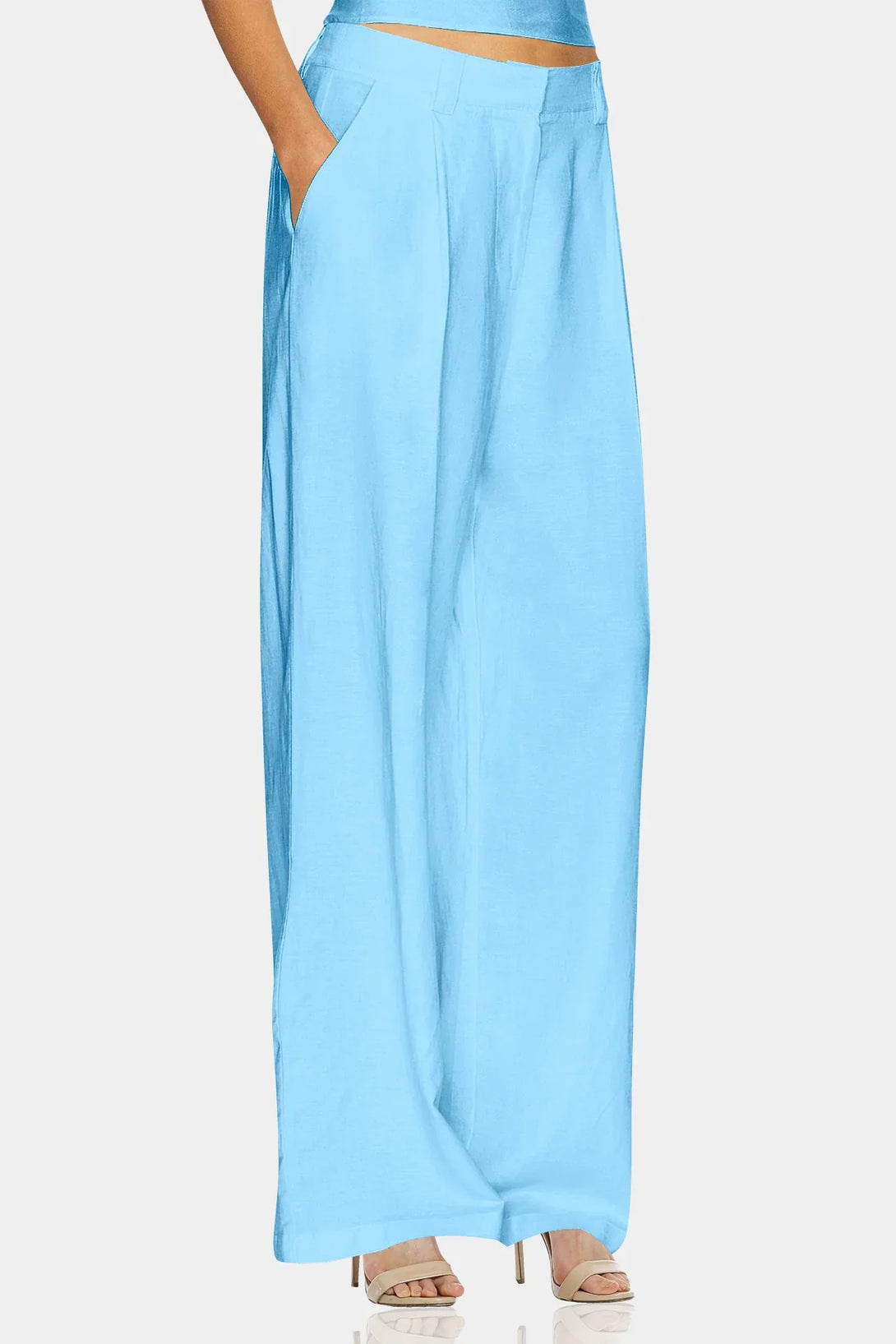 navy blue pants women,
high waisted plazzo pants,
blue pants, Shahida Parides,