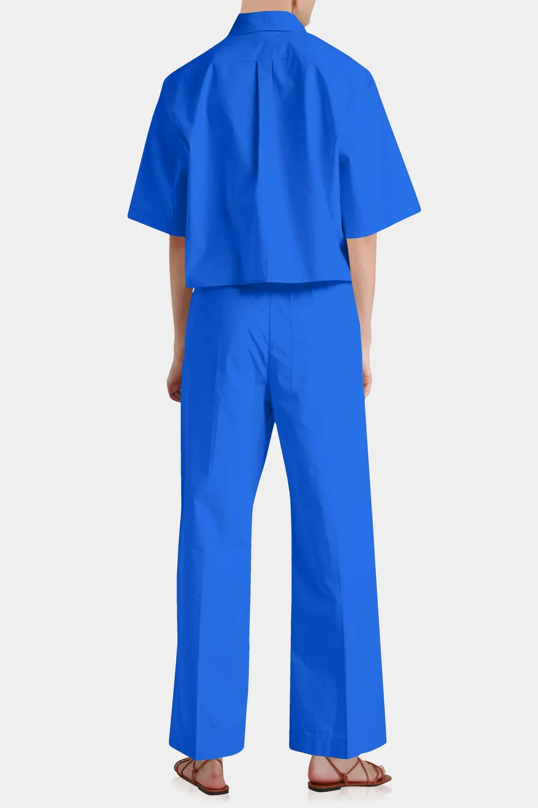 Royal Blue Pants | Straight Leg Pull On Pants