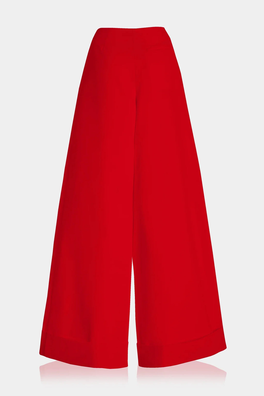 red straight leg dress pants Lovzfmll High Waist Straight Leg Pants for Women, Solid Color Dress Pants with Pocket, Casual Full Length Pants Red, 2XL