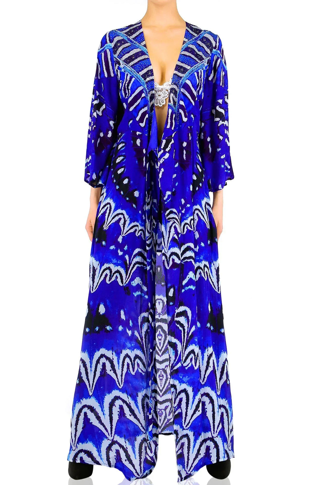wrap dresses long Glamorous Evening Wrap Dresses Small