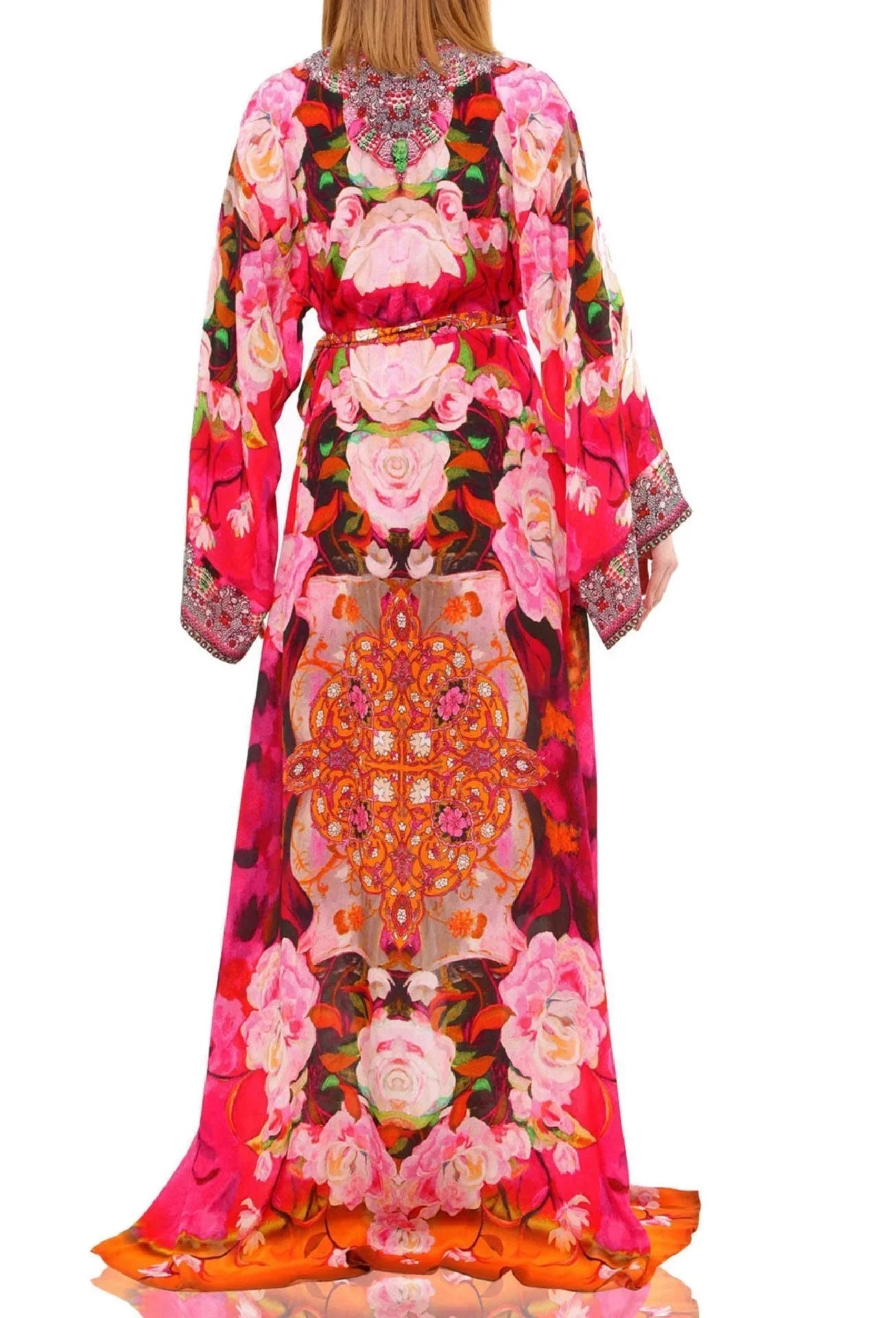Designer Wrap Front Maxi Dress | Wrap Dress Evening