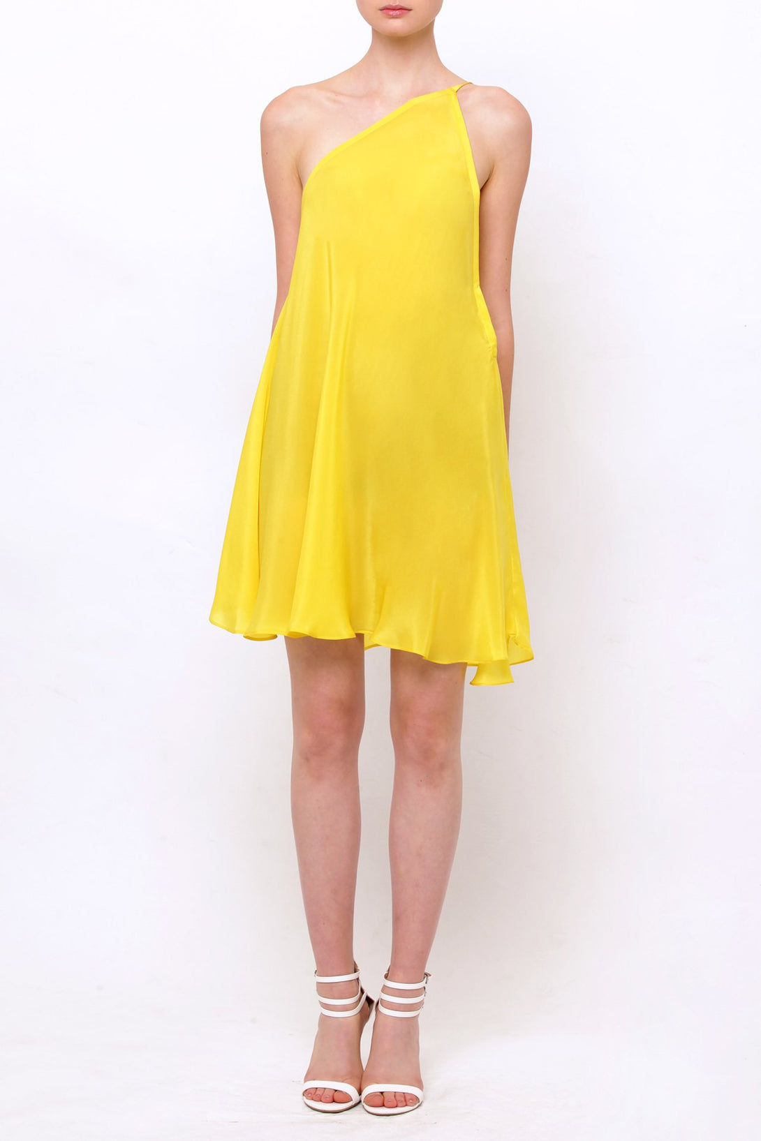  yellow mini dress, Shahida Parides, cute mini dresses, short sleeveless summer dresses,