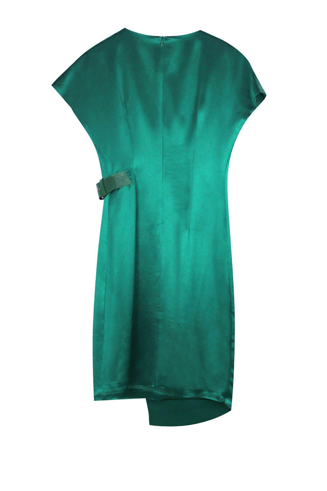 Belted-Mini-Dress-In-Green-By-Kyle-Richard