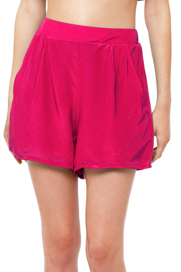 Fuchsia  Shorts for Women