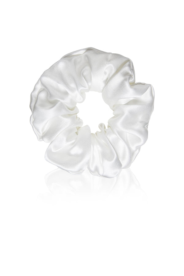 Designer Scrunchie  in White