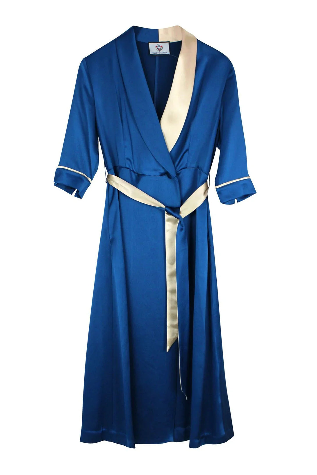 Blue Robe Dress Women Dual Tone Robe Dress In Blue - Kyle x Shahida – Shahida Parides