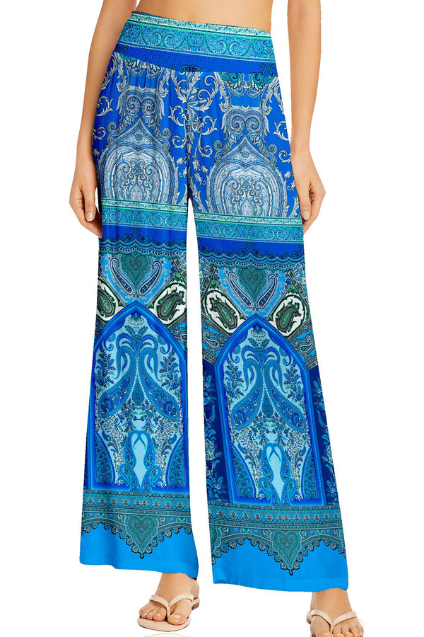 Blue Palazzo Pant for Women