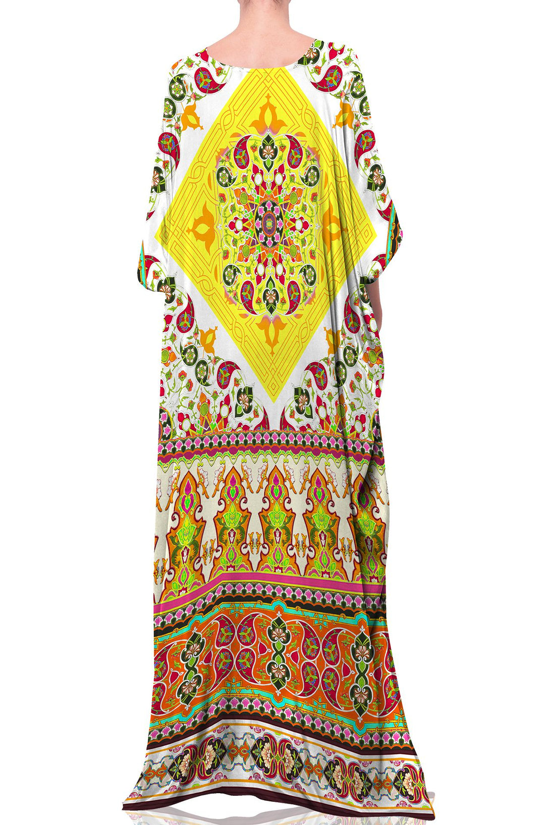 tropical dresses for vacation, cute vacation outfits, Shahida Parides, maxi kaftan,