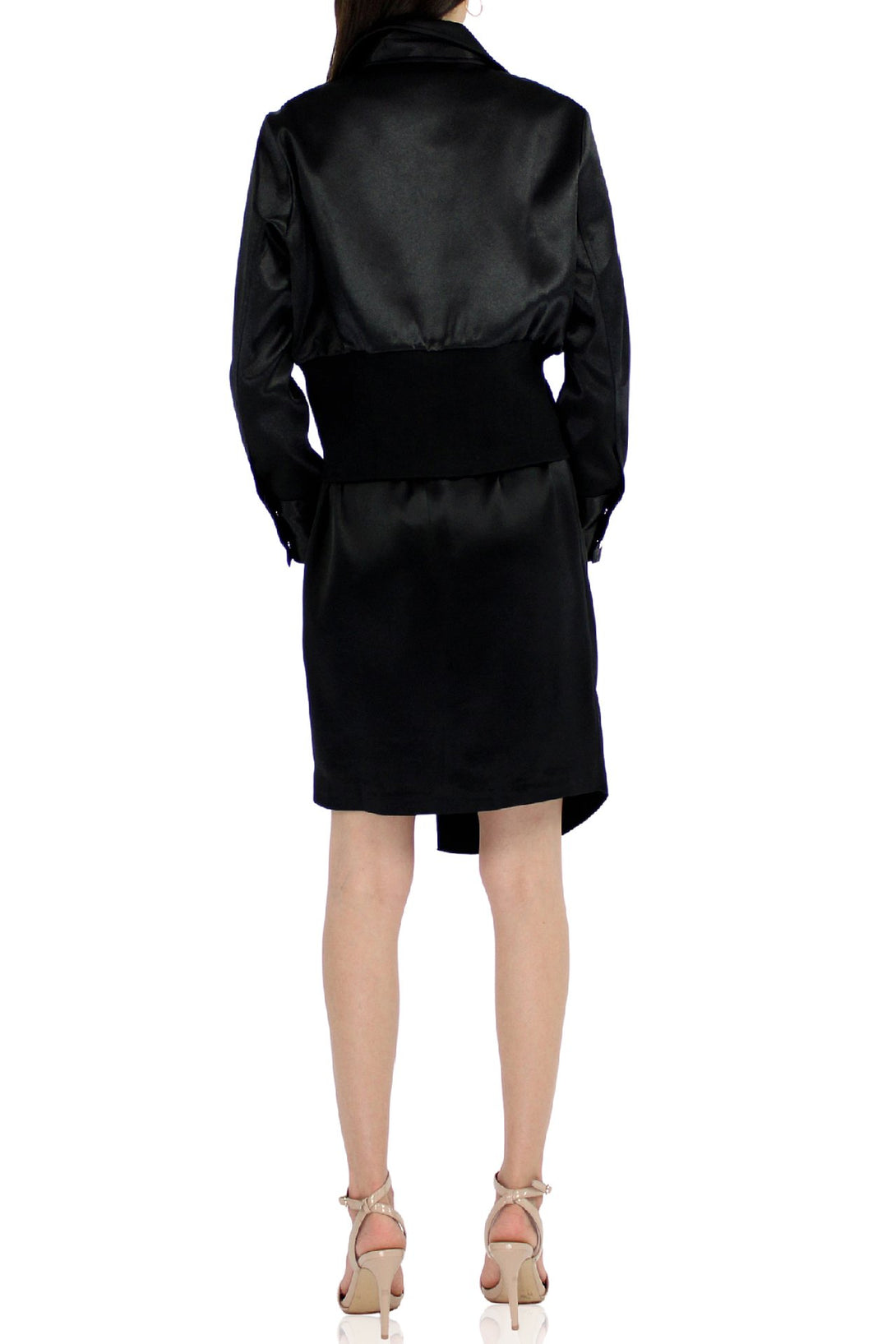 Designer-Black-Midi-Dress-For-Womens-By-Kyle-Richards