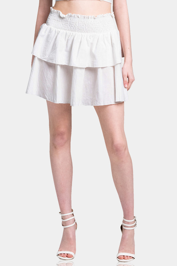 Mini Cotton Skirt for Women