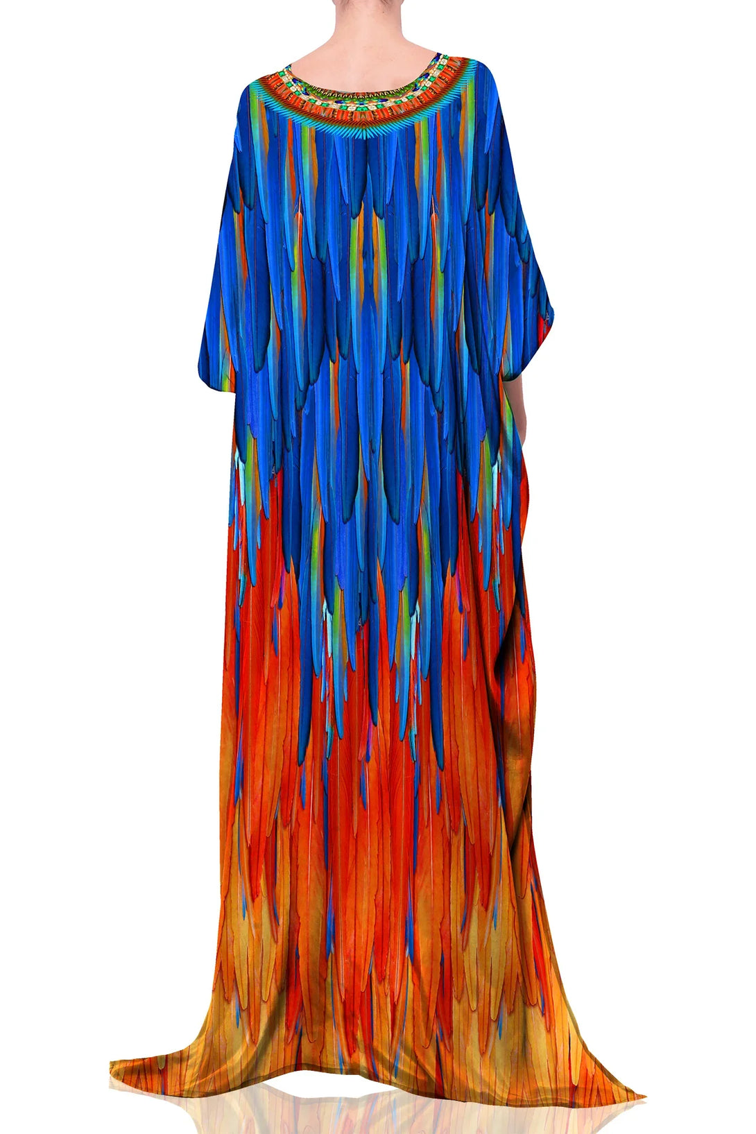 tropical dresses for vacation, cute vacation outfits, Shahida Parides, maxi kaftan,
