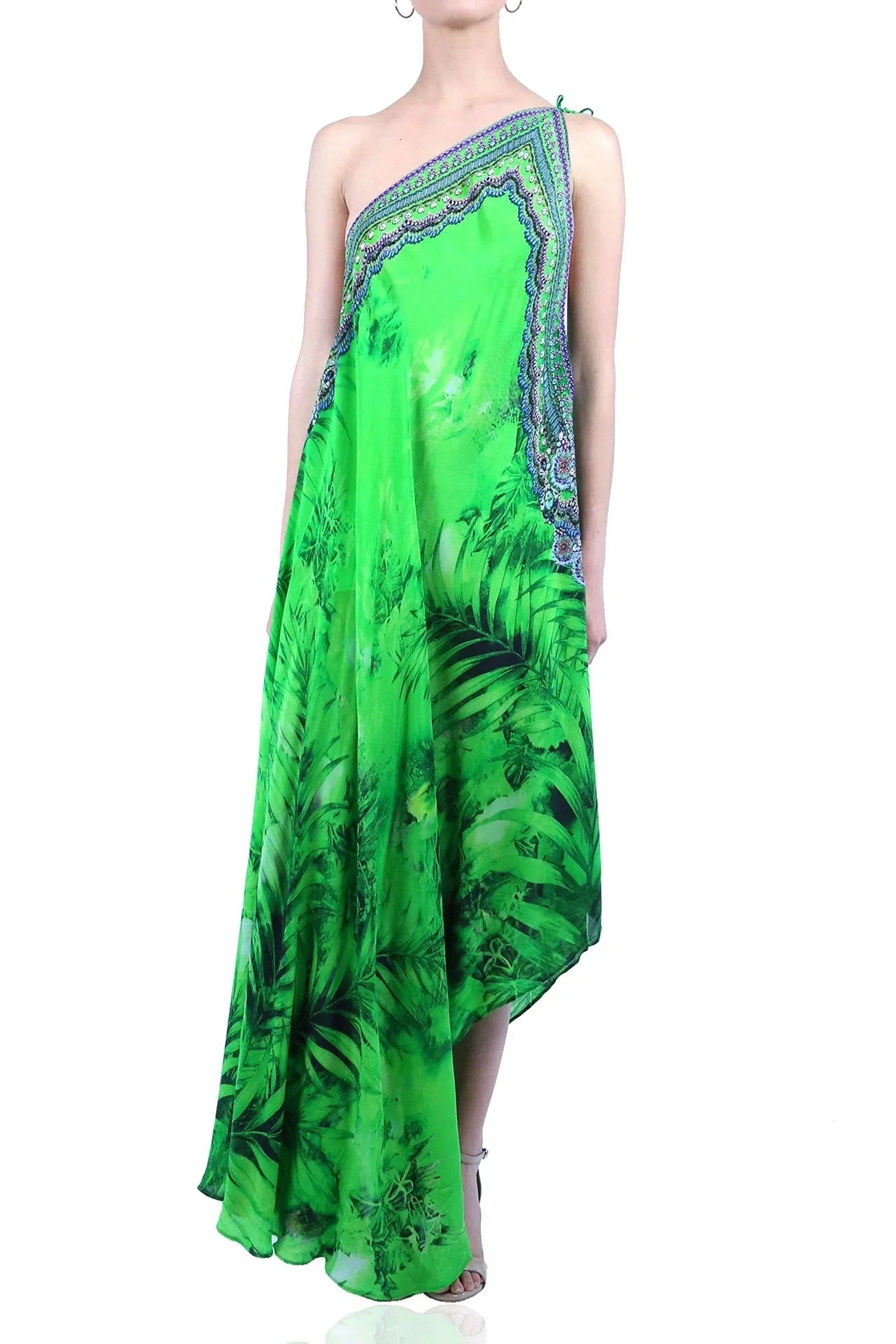 green palm print maxi dress Serenity Dress (3 Colors) – Dm Boutique