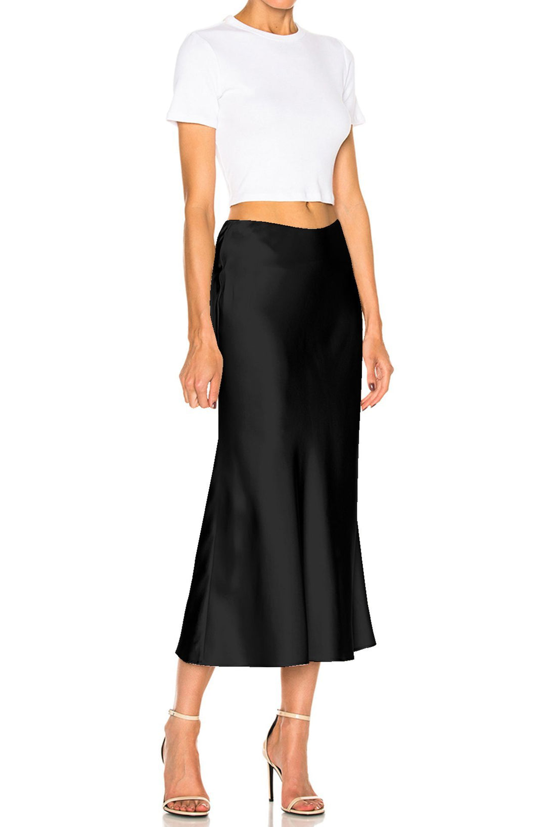 Designer-Silk-Skirt-In-Black-For-Womens-By-Kyle