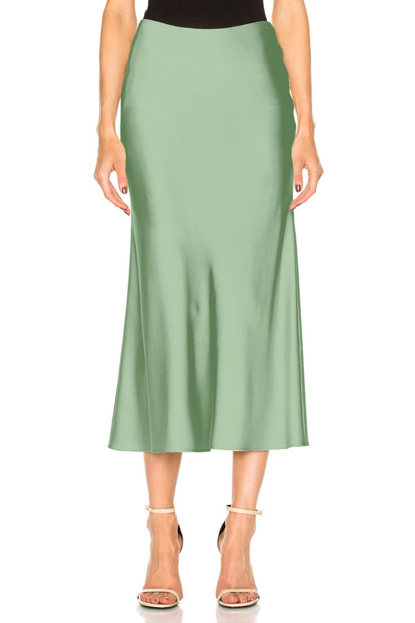 Designer-Silk-Skirt-In-Mint-For-Womens-By-Kyle-Richard