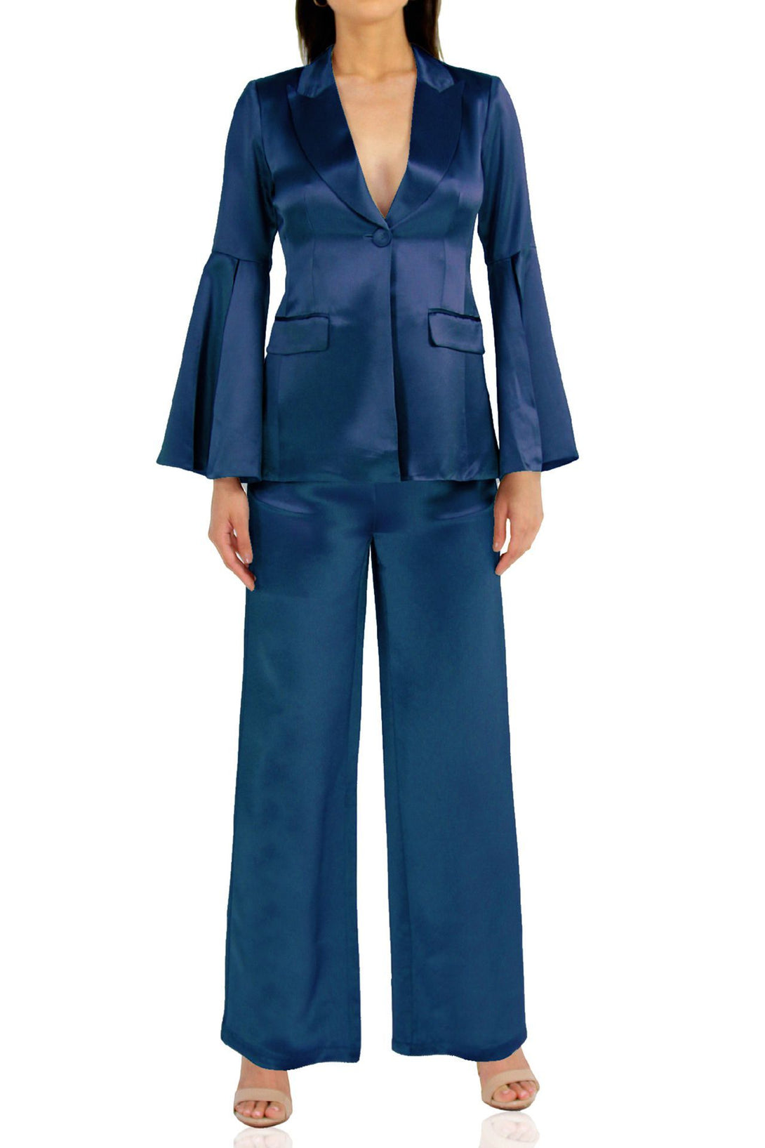 Designer-Women-Jacket-In-Blue-By-Kyle-Richards