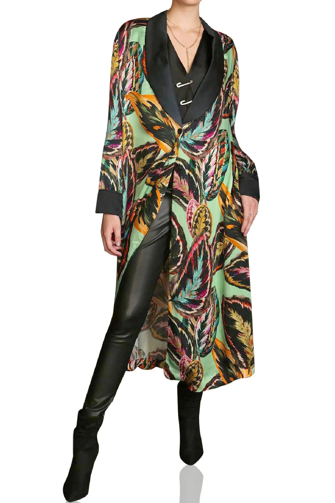 Kyle Richards dress, designer long robe, luxury evening gown, flowing maxi dress, red carpet outfit, couture robe dress, celebrity style, elegant long dress