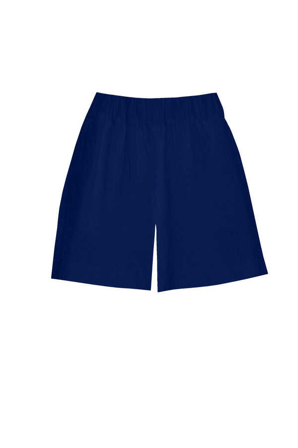 Solid Navy Blue Shorts