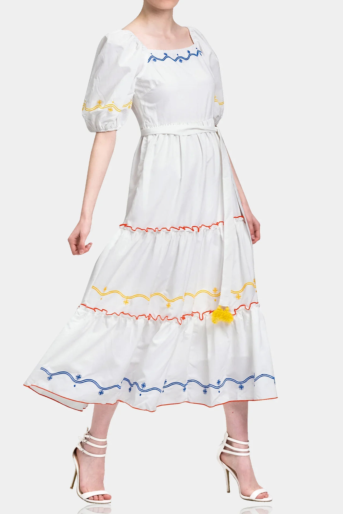  white midi summer dress, Shahida Parides, ladies midi summer dresses, silk slip dress midi,