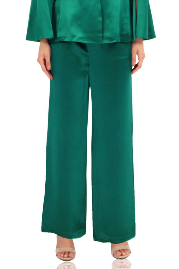 Kyle-Richard-Designer-Straight-Fit-Womens-Pants-In-Green