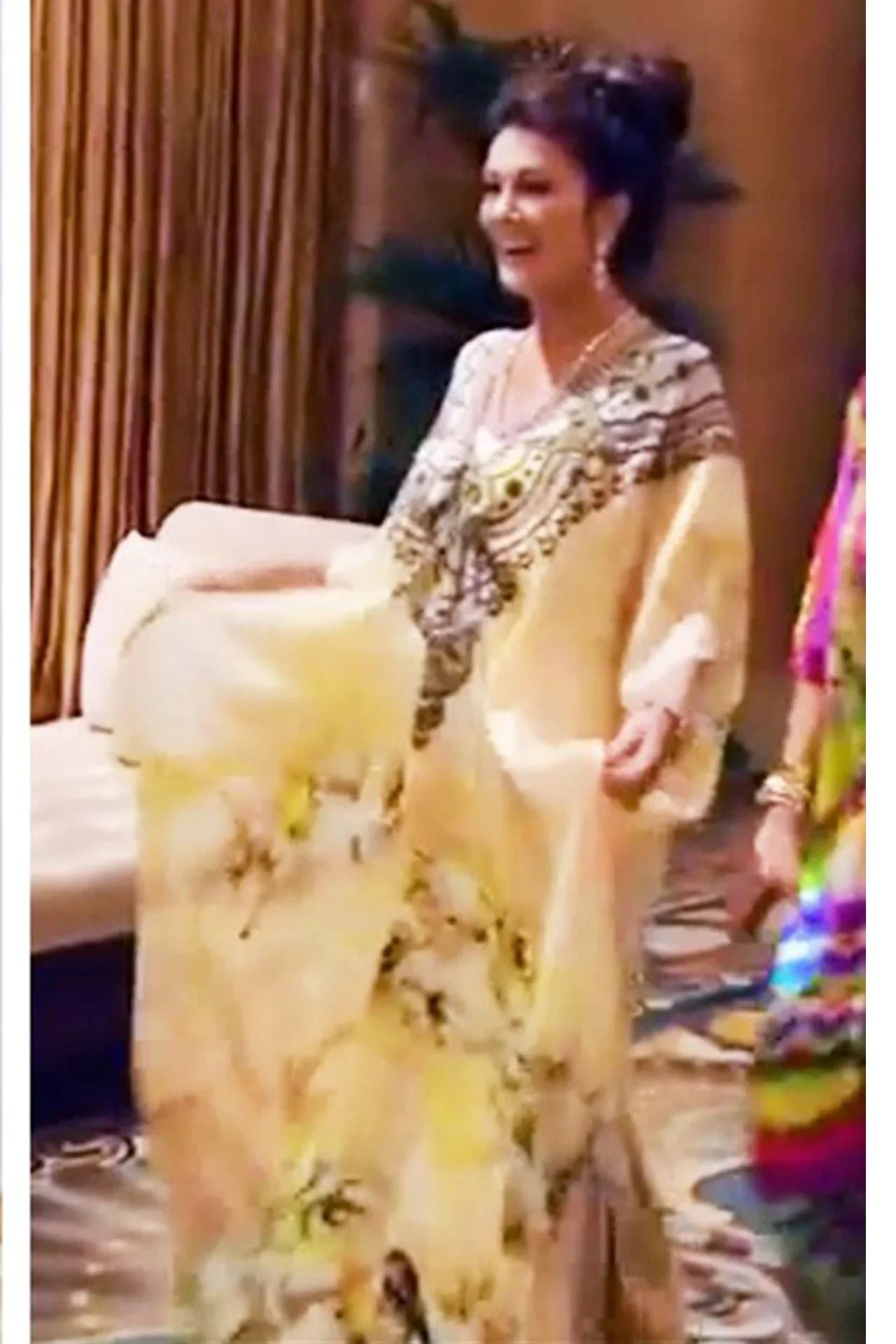 Shahida Kaftan Maxi Dresses- Women's Long Kaftans| Printed Kaftan Dress ...