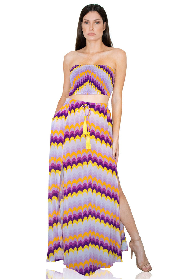 Purple Long Skirt for Women