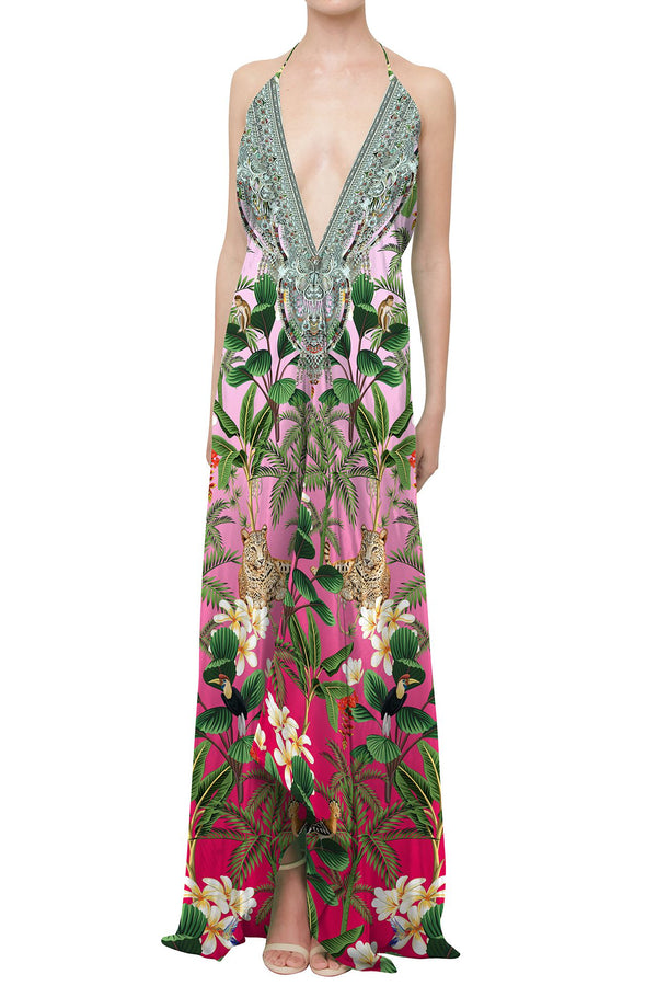 Leaf Print Multiway Dress