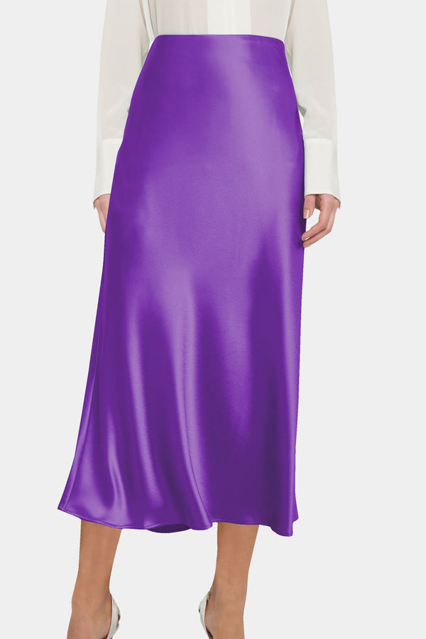 Purple Long Maxi Skirt