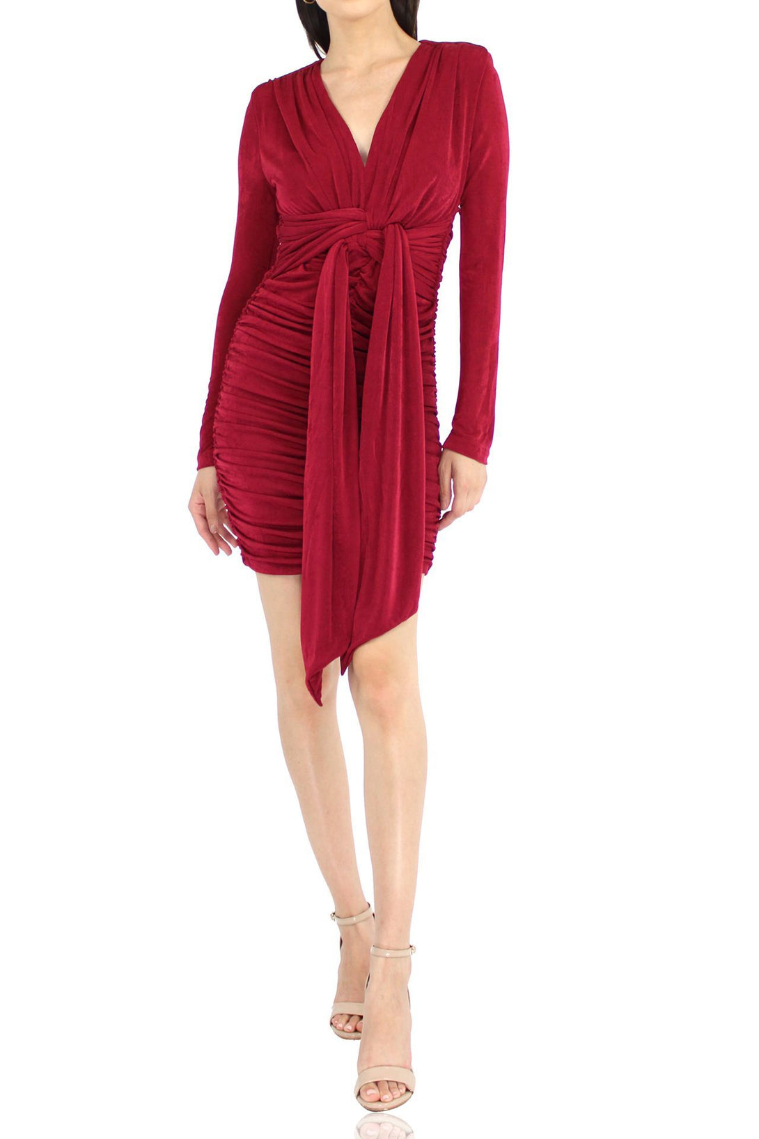 Ruffle-Red-Dress-For-Women-By-Kyle-Richards