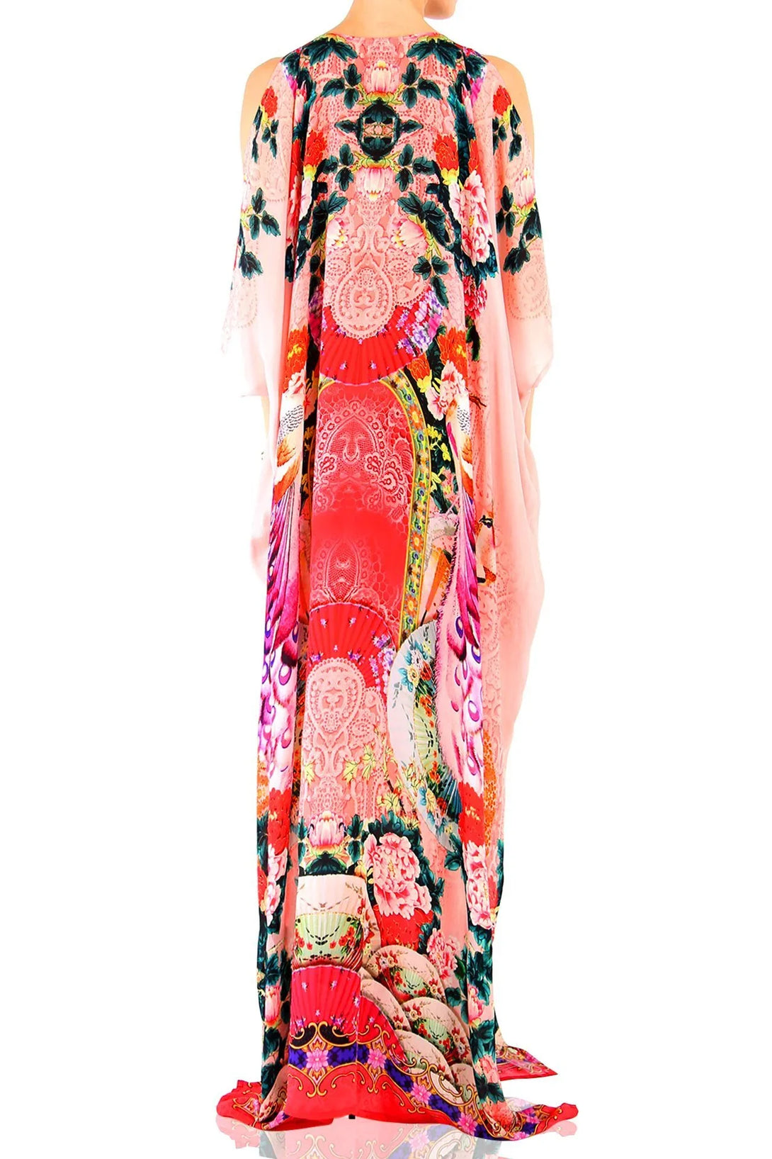 Shahida Long Kaftan : Designer {Kaftan Dress} for Women | V neck Kaftan Dress ...