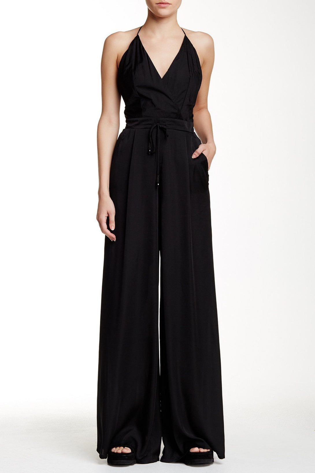 Silk-Solid-Black-Designer-Jumpsuit-From-Shahida-Parides