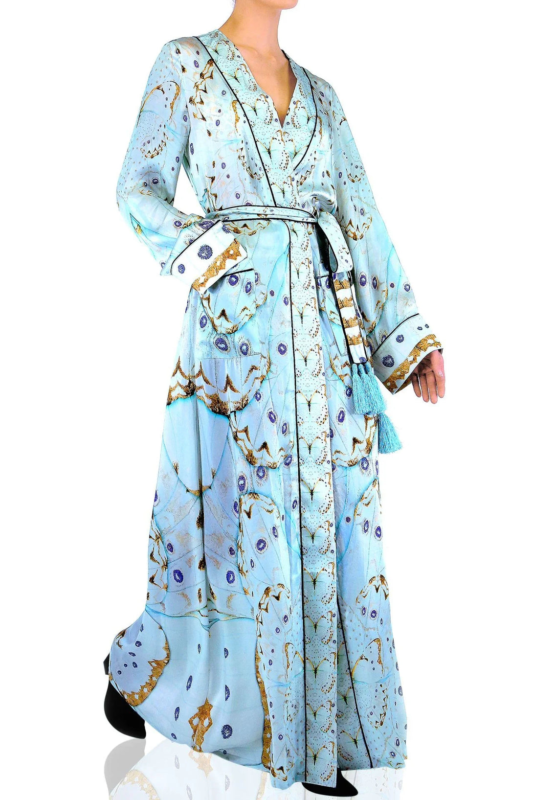 Womens Designer Silk Robes | 2021 Satin Robe Dress Silk Robes & Duster ...