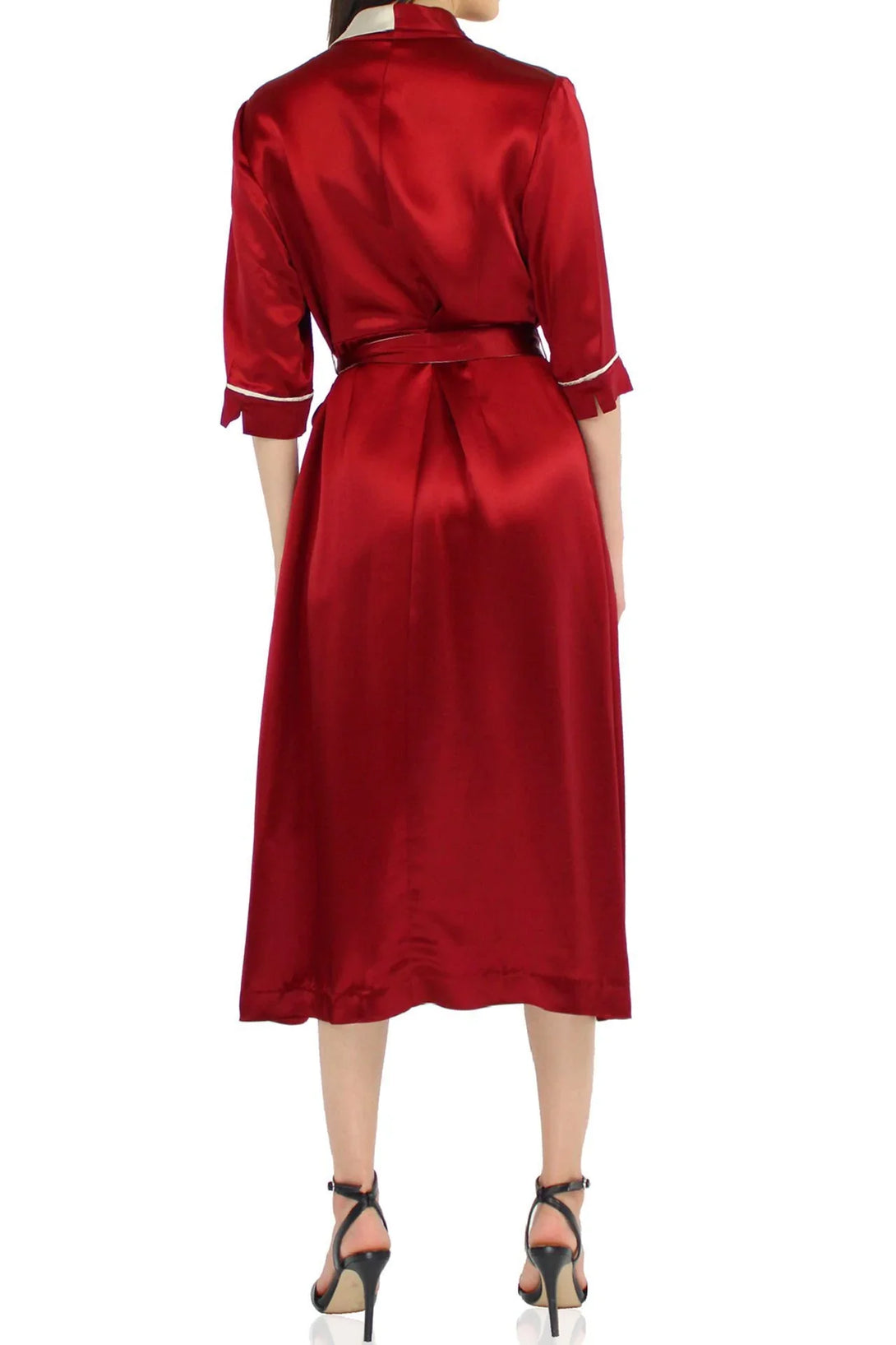 Heavy Designer Robe Women Robe Dress In Red - Designer Robes - Kyle x Shahida – Shahida Parides