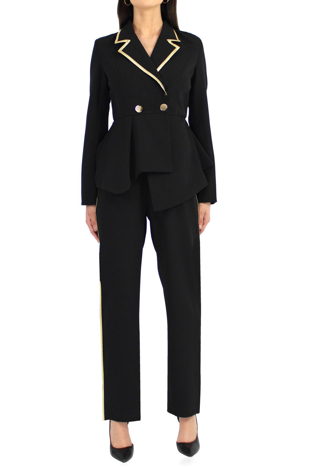 Women-Designer-Black-Matching-Suit-By-Kyle-Richard