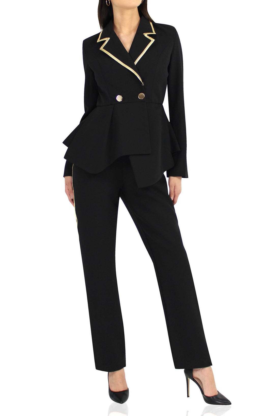 Women-Designer-Black-Matching-Suit-By-Kyle