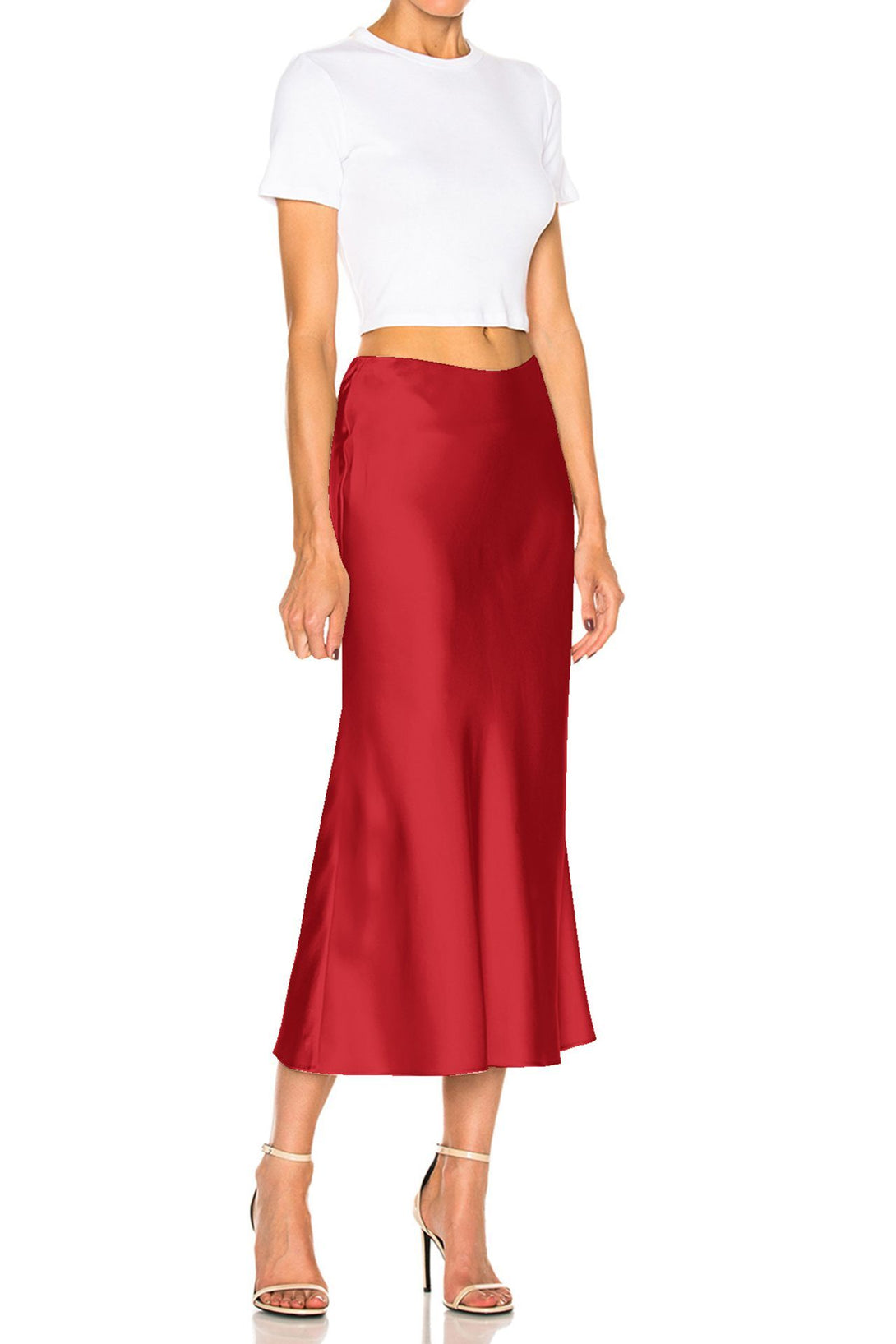 Women-Designer-Red-Skirt-By-Kyle-Richard