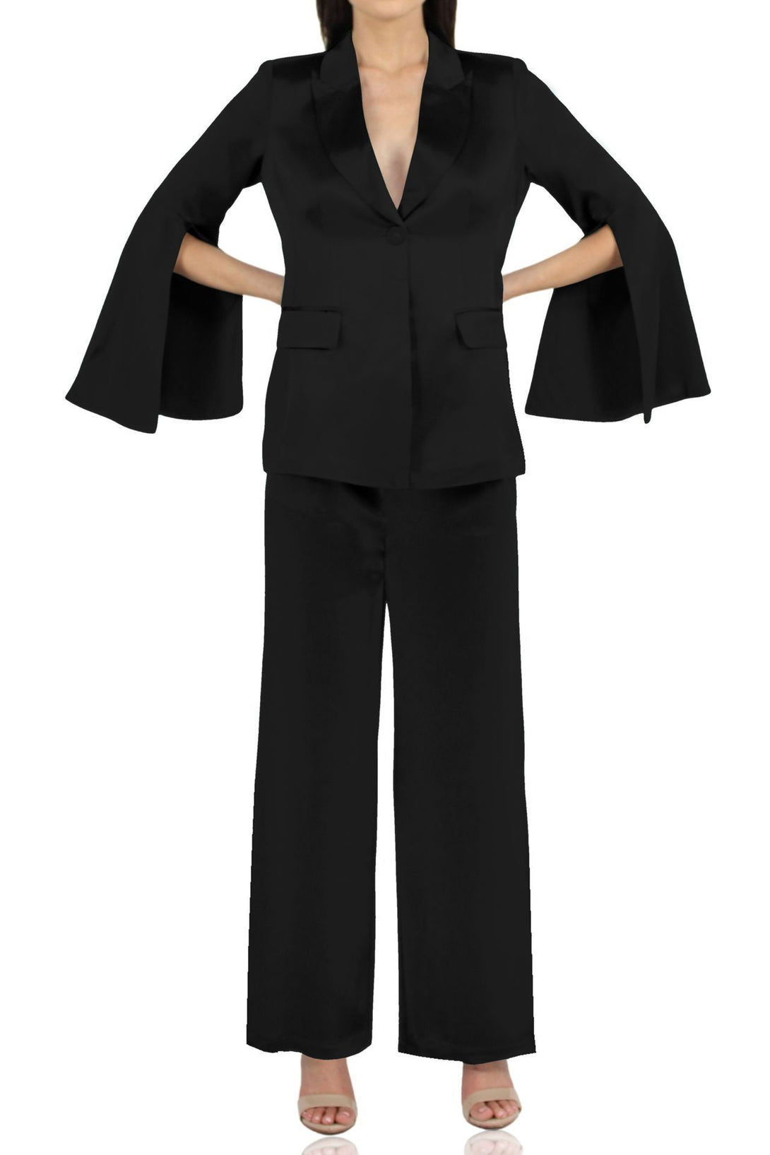 Women-Silk-Designer-Black-Suit-By-Kyle-Richard