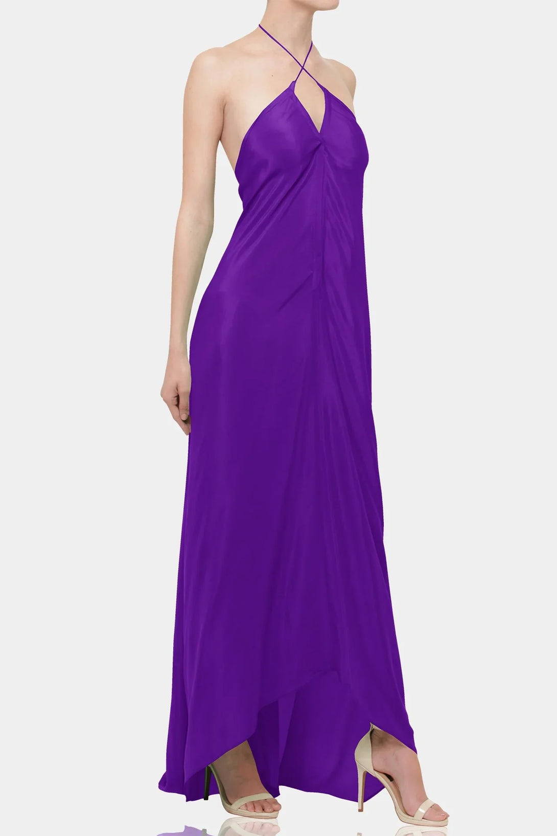 handkerchief hem maxi dress Beach Resort Dress: Women Resort Dress