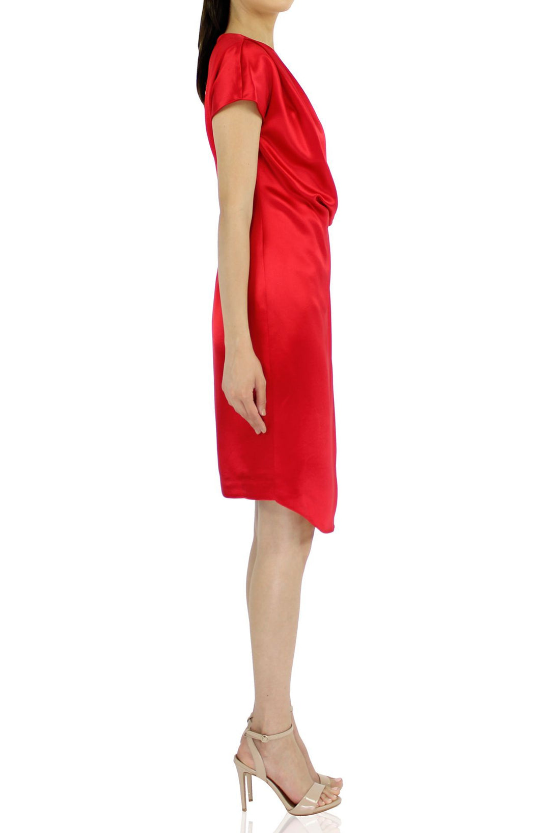 Womens-Designer-Mini-Dress-In-Red-By-Kyle-Richard