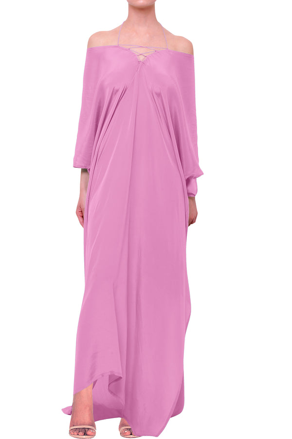 Lilac Kaftan Maxi Dress