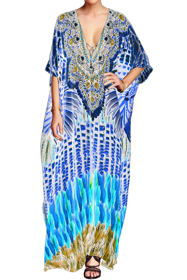 V neck Long Multiway Caftans