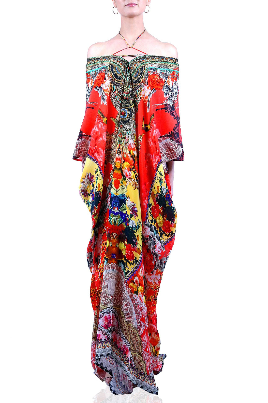 plus size vacation wear, Shahida Parides, summer vacation outfits, outfit kaftan,