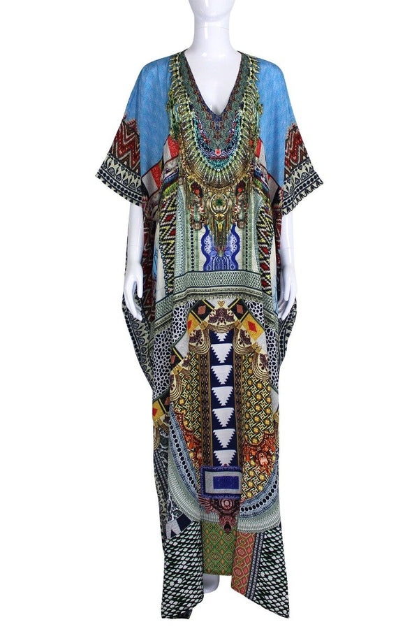 Luxury Long Caftan Dress