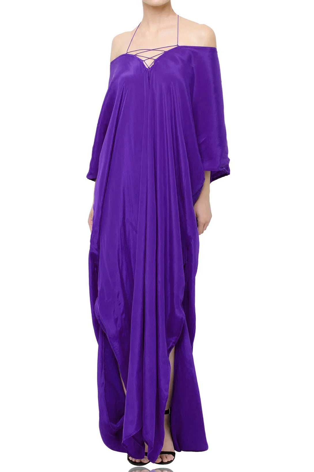 kaftan dress purple Lilac Kaftan Dress Esm New York